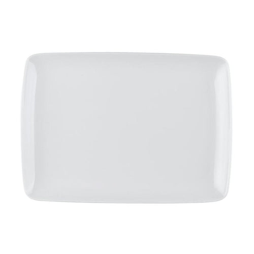 CAC Chinaware Oxford Coupe Rect. Platter 11 5/8"