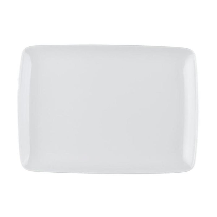 CAC Chinaware Oxford Coupe Rect. Platter 11 5/8"