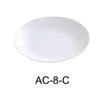 Yanco AC-8-C 8" Coupe Plate, Porcelain, Super White Pack of 36 ( 3 Dz )