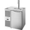 True TDR32-RISZ1-L-S-S-1 Reach-In Single Zone Refrigerator with Left Side Refrigeration System. Stainless Exterior and Solid Swing Doors