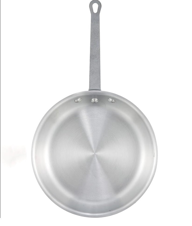 Winco AFP-8A 8" Alu Fry Pan, Gladiator, Natural Finish (Price/Piece)