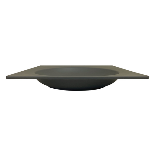 Thunder Group Melamine Western 22 oz, 10-1/2" x 1-3/8" Deep, Pasta Bowl, Classic Stone Grey,1 doz