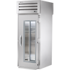 True STR1RRT-1G-1S-HC Roll-Thru Glass Front/Solid Rear Swing Door Refrigerator