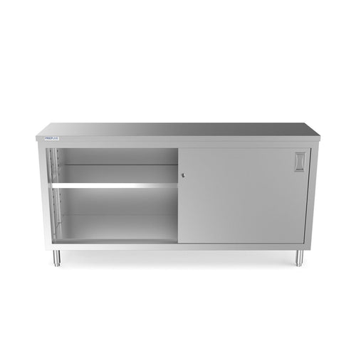 Prepline PC-1872 18-inch by 72-inch stainless steel enclosed base work table