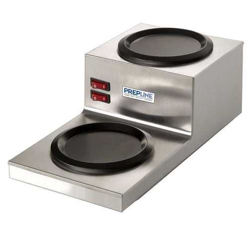 Prepline PDW2-L Ladder Double Decanter Coffee Warmer – 120V