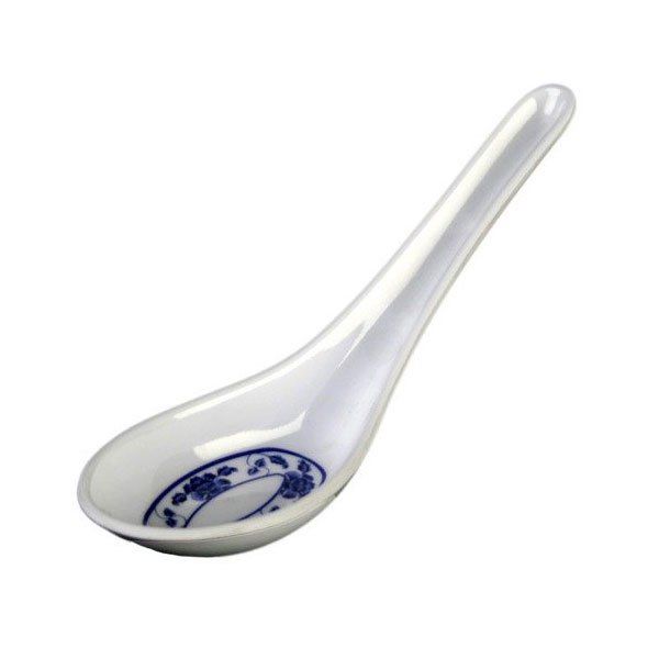 Yanco PO-7003 5 1/2" Spoon (Small), Chinese Style, Melamine, Pack of 120 (10 Dz)