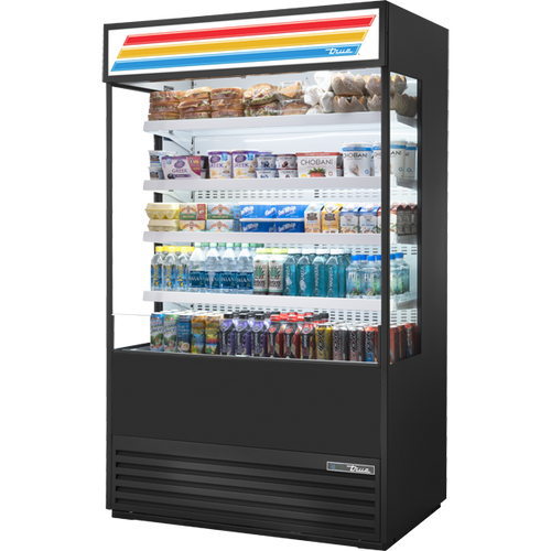 True TOAM-48GS-HC~TSL01 Glass Sided Refrigerator with Hydrocarbon Refrigerant~Non Standard Look Version 01 (Copy)