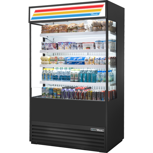 True TOAM-48GS-HC~TSL01 Glass Sided Refrigerator with Hydrocarbon Refrigerant~Non Standard Look Version 01 (Copy)