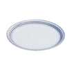 YANCO CHINA OC-709 OCEAN 9 OZ. ROUND 9" WHITE AND BLUE PORCELAIN SOUP BOWL (2Dz)