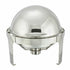 Madison Round Chafer, Roll-Top, Stainless Steel by Winco - Available in Different Sizes
