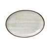 YANCO CHINA LY-2108 LYON OVAL BEIGE PORCELAIN COUPE PLATTER (3Dz)