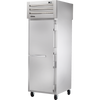 True STR1FPT-1S-1S-HC Pass-Thru Solid Front/Rear Swing Doors Freezer