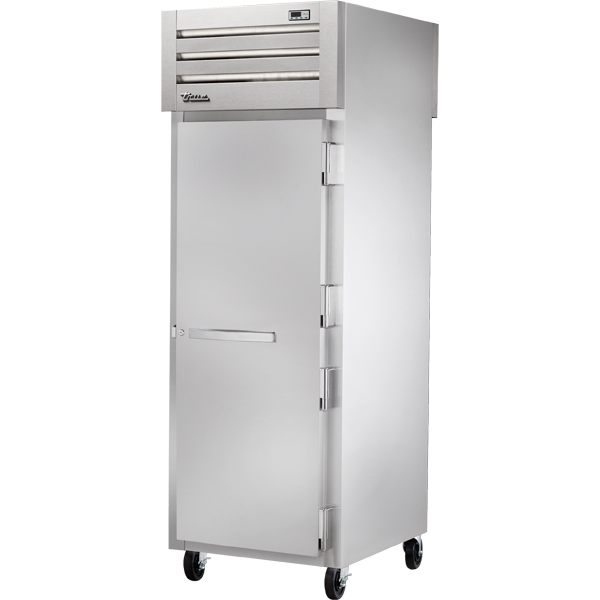 True STR1FPT-1S-1S-HC Pass-Thru Solid Front/Rear Swing Doors Freezer
