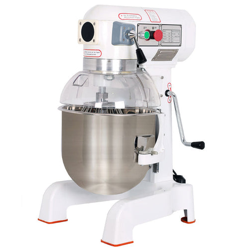 Prepline B20M 20 Qt. Gear-Driven Commercial Planetary Mixer with Guard