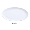 Yanco AC-10-CP 10"X 7" Coupe Platter, Porcelain, Super White Pack of 24 ( 2 Dz )