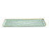 CAC Chinaware Palm springs  Rect. Platter Light Green 16"