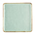 CAC Chinaware Palm springs  Square Plate Light Green 10"