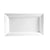 CAC Chinaware Prince Square Deep Rect. Platter 12oz 10