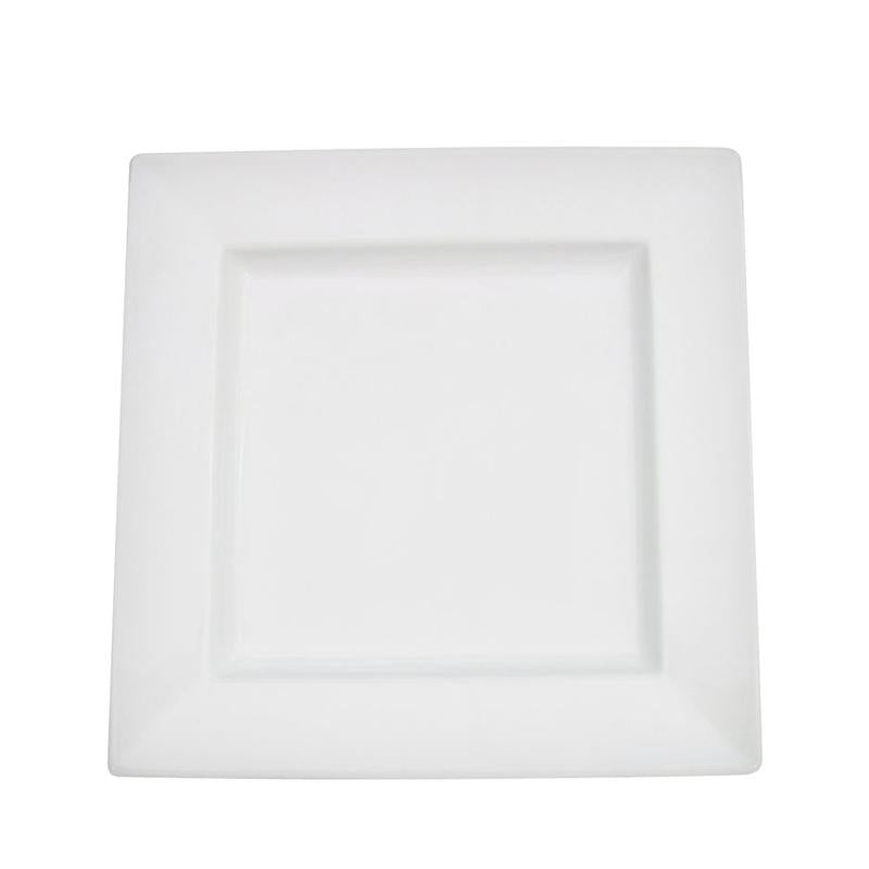 CAC Chinaware Prince Square Square Pasta Bowl 22oz 12"