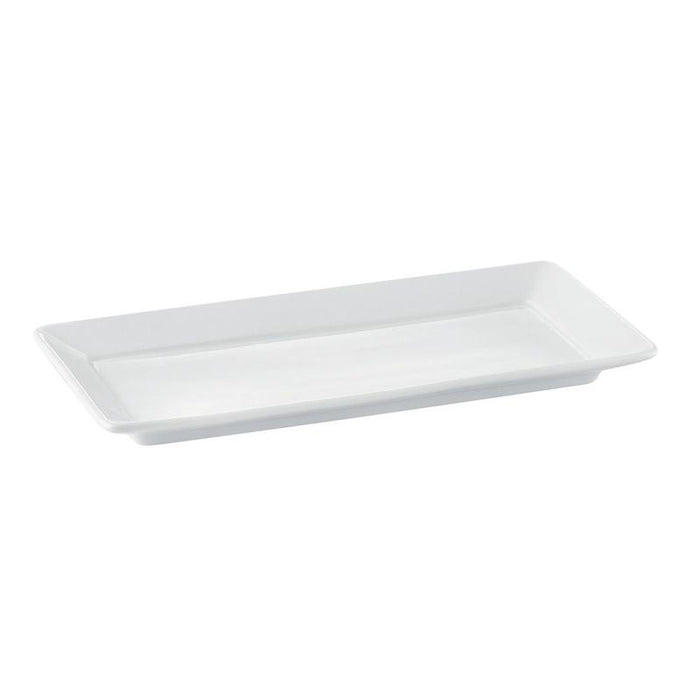 CAC Chinaware Prince Square Long Deep Rect. Platter