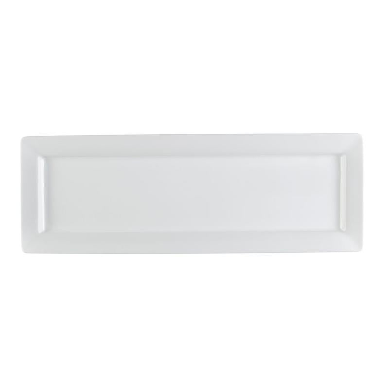 CAC Chinaware Prince Square Long Deep Rect. Platter 16 1/4"
