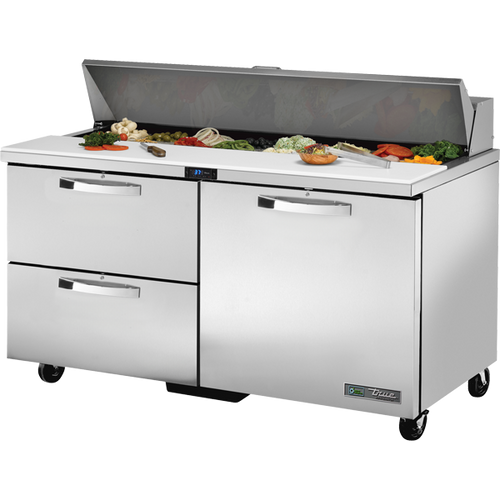 True TSSU-60-16D-2-HC~SPEC3 Sandwich/Salad Unit with Drawers and Hydrocarbon Refrigerant~Spec Package 3