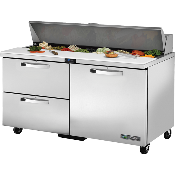 True TSSU-60-16D-2-HC~SPEC3 Sandwich/Salad Unit with Drawers and Hydrocarbon Refrigerant~Spec Package 3
