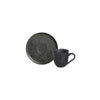 Porto Brasil Coffee Cup With Saucer Stoneware Chromium ( Case of 12)