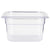 Prepline PPFP16-4 Clear GN 1/6 Polycarbonate Food Pan – 4