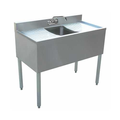 Prepline BAR-1C-LR bar sink with dual drainboards