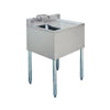 Prepline BAR-1C-R One-Compartment Bar Sink with Faucet and Right Drainboard