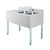 Prepline BAR-2C-L Two-Compartment Bar Sink with Faucet and Left Drainboard