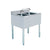 Prepline BAR-2C Two-Compartment Bar Sink with Faucet