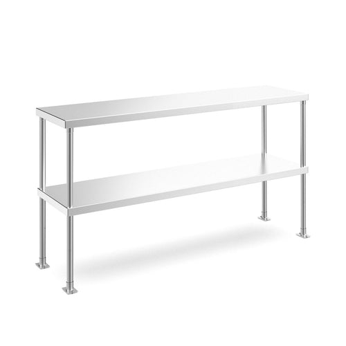 Prepline PDOS-1846 18" x 46" double-tier overshelf