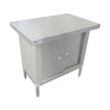 Prepline PTC-2448 24" x 48" Stainless Steel Work Table with Cabinet