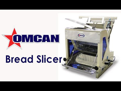 Omcan Commercial Bread Slicer with 0.25 HP Motor – Multiple Slice Thicknesses