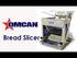 Omcan Commercial Bread Slicer with 0.25 HP Motor – Multiple Slice Thicknesses