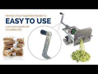 Nemco Easy Vegetable Noodler – Manual Zoodle Maker for Commercial Kitchens