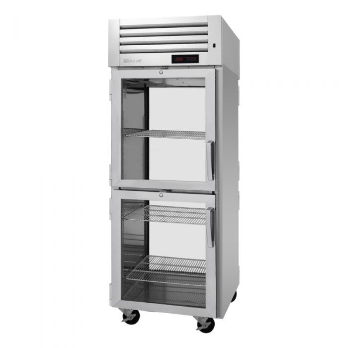 Turbo Air PRO-26-2H2-G-PT(-L) PRO Series Heated Cabinet Reach-in One Section, 28 cu. ft.