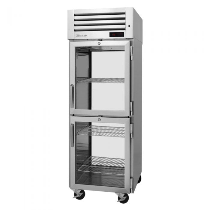 Turbo Air PRO-26-2H2-G-PT(-L) PRO Series Heated Cabinet Reach-in One Section, 28 cu. ft.