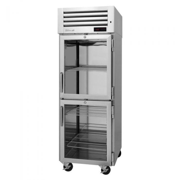 Turbo Air PRO-26-2H-G PRO Series Heated Cabinet Reach-in One Section, 26 cu. ft.