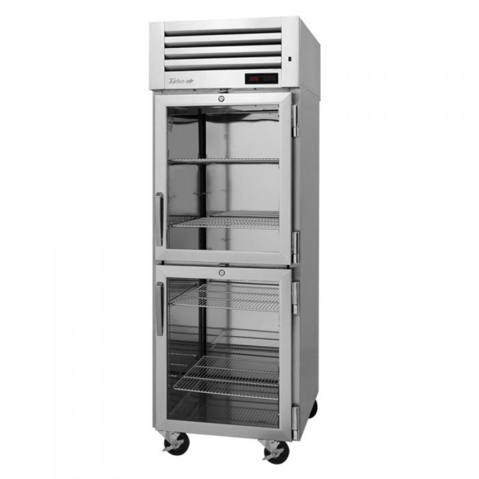 Turbo Air PRO-26-2H2-GS-PT(-L) PRO Series Heated Cabinet Reach-in One Section, 27 cu. ft.