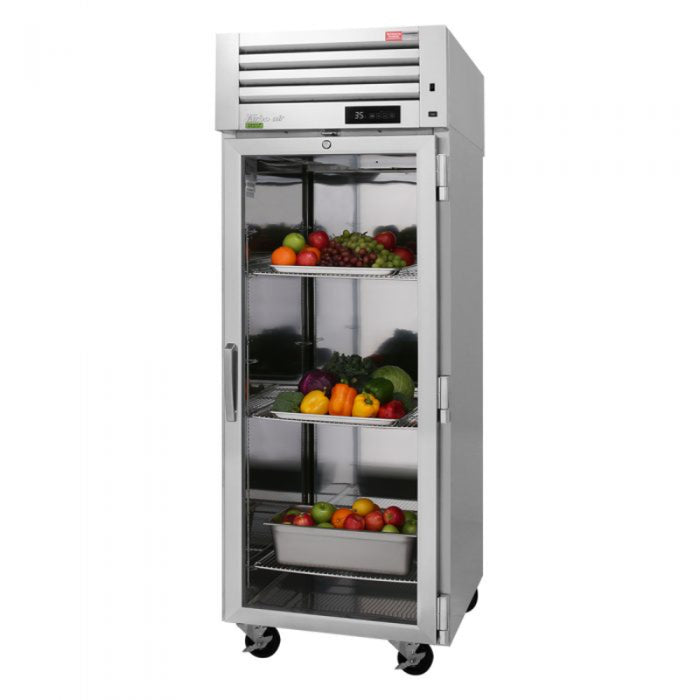 Turbo Air PRO-26R-GS-PT-N PRO Series Top Mount Reach-in Refrigerator With Glass Door