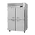 Turbo Air PRO-50-4H-PT PRO Series Heated Cabinet Reach-in Two Section