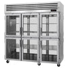 Turbo Air PRO-77-6H-G-PT PRO Series Heated Cabinet Reach-in Three Section