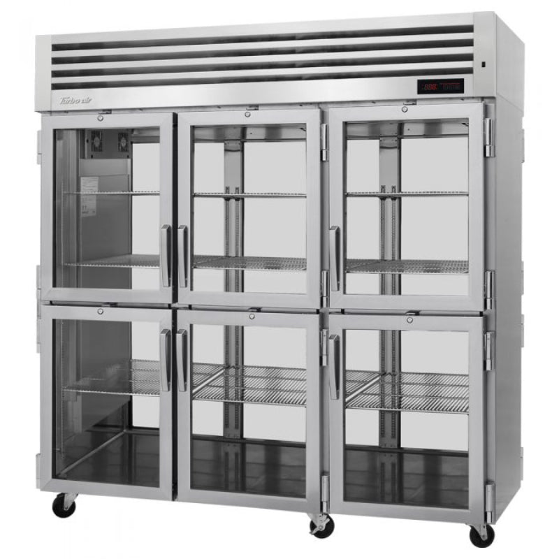 Turbo Air PRO-77-6H-G-PT PRO Series Heated Cabinet Reach-in Three Section