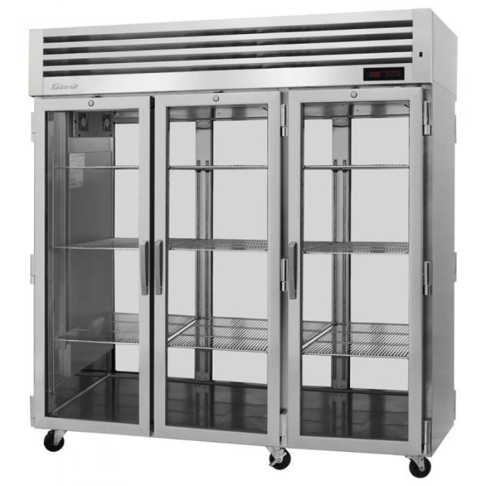 Turbo Air PRO-77H-G-PT PRO Series Heated Cabinet Reach-in Three Section