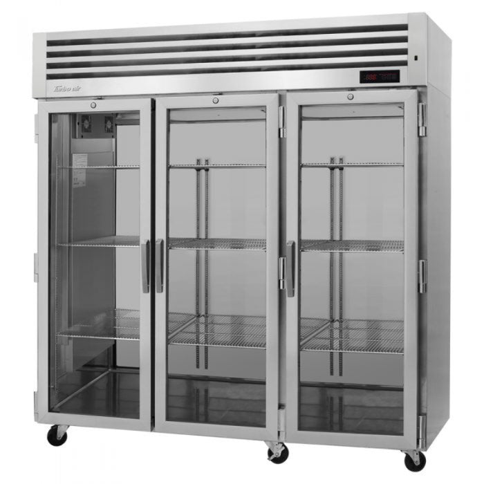 Turbo Air PRO-77H-G PRO Series Heated Cabinet Reach-in Three Section