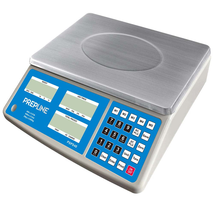 Prepline PSPS40 40 lb. Digital Price Computing Scale – NTEP, NSF