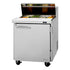 Turbo Air PST-28-N PRO Series Sandwich/Salad Prep Table with Self Cleaning Condenser